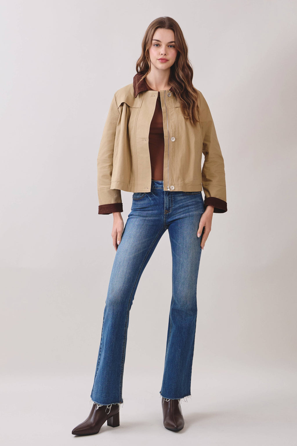 Martha Corduroy Cropped Jacket