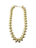 Barlowe Chunky Beaded Necklace- Gold