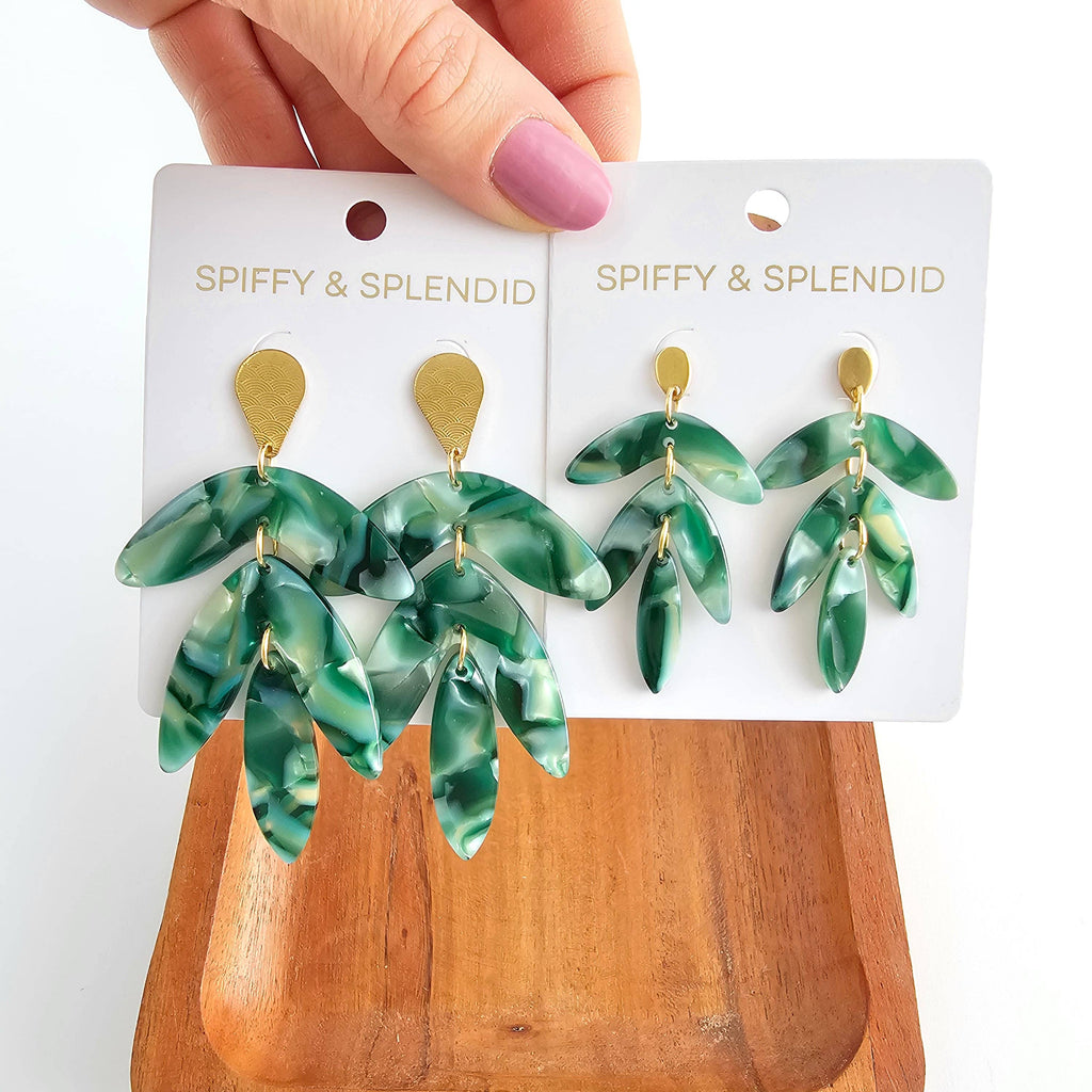 Kailani Earrings - Palm Lustre