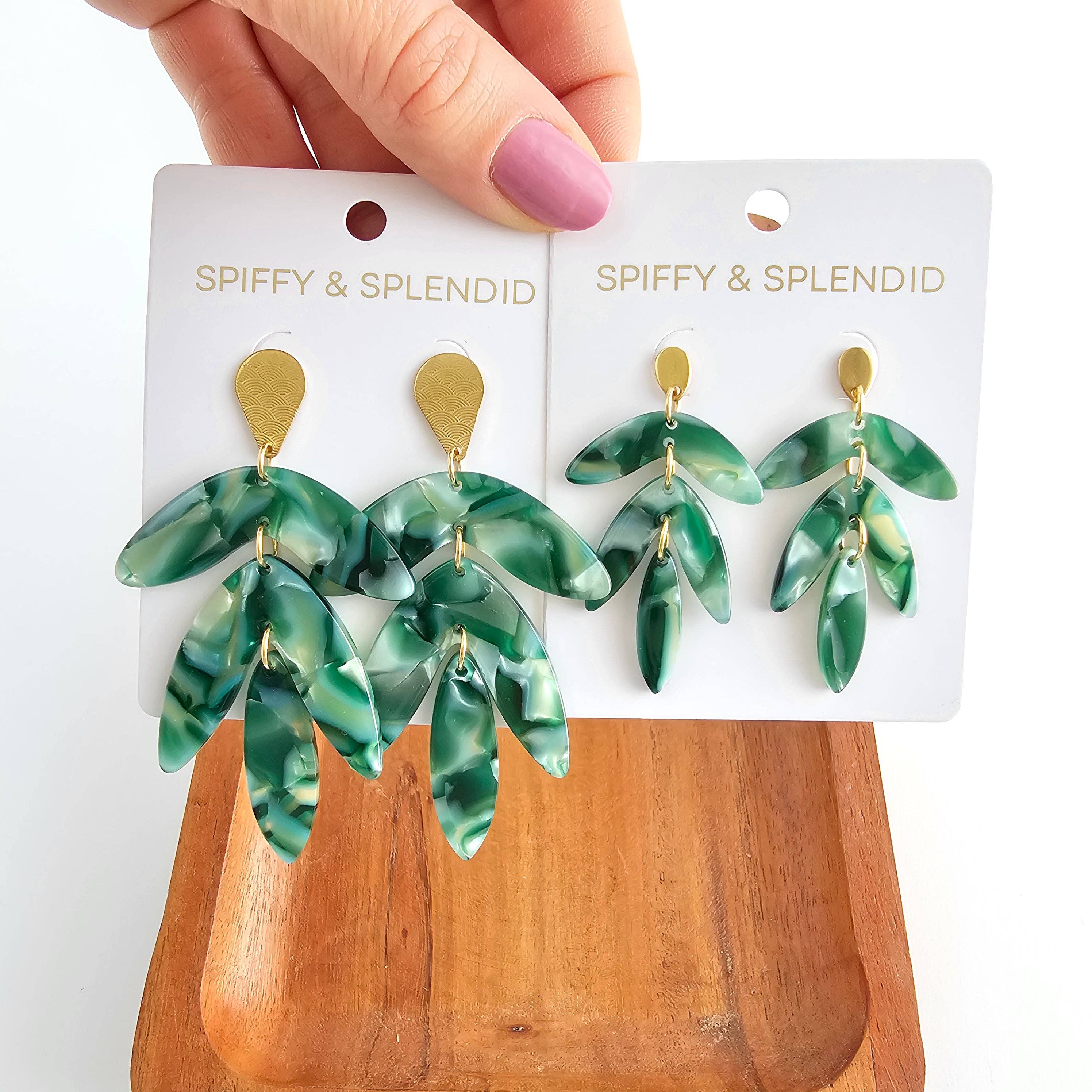 Kailani Earrings - Palm Lustre