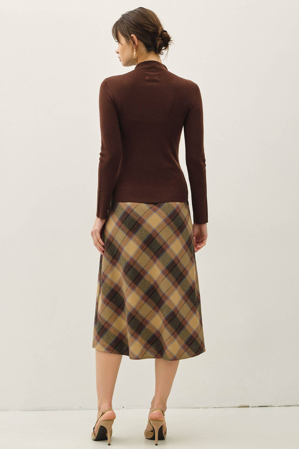 Gigi Mock Neck Ribbed Top