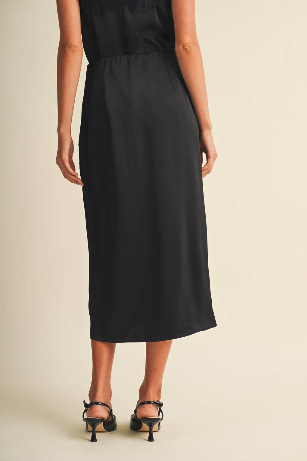 Constance Lace Slit Skirt