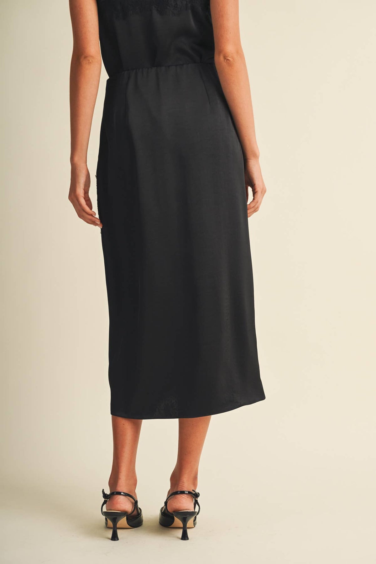 Constance Lace Slit Skirt