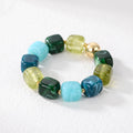 Verdant Tide Mixed Chunky Bracelet