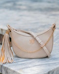 Mallory Crossbody with Tassel Stone