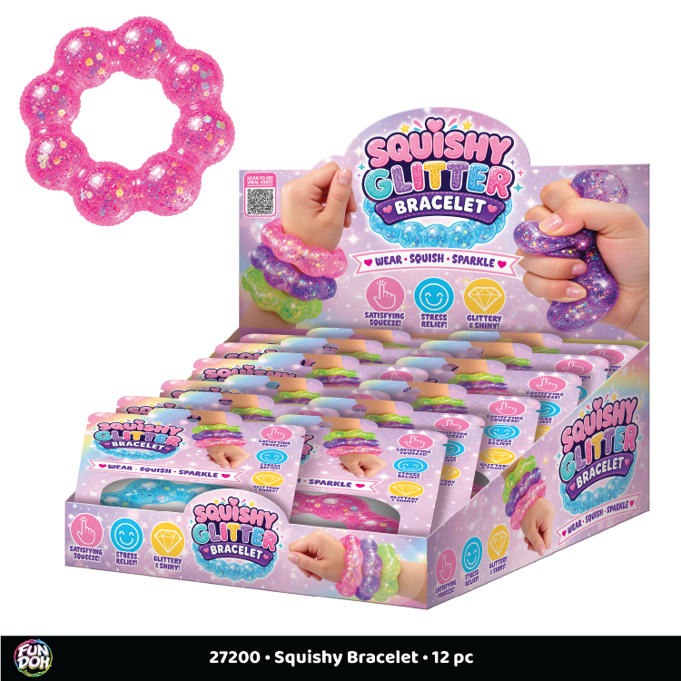 FunDoh Squishy Sparkle Glitter Sensory Bracelet