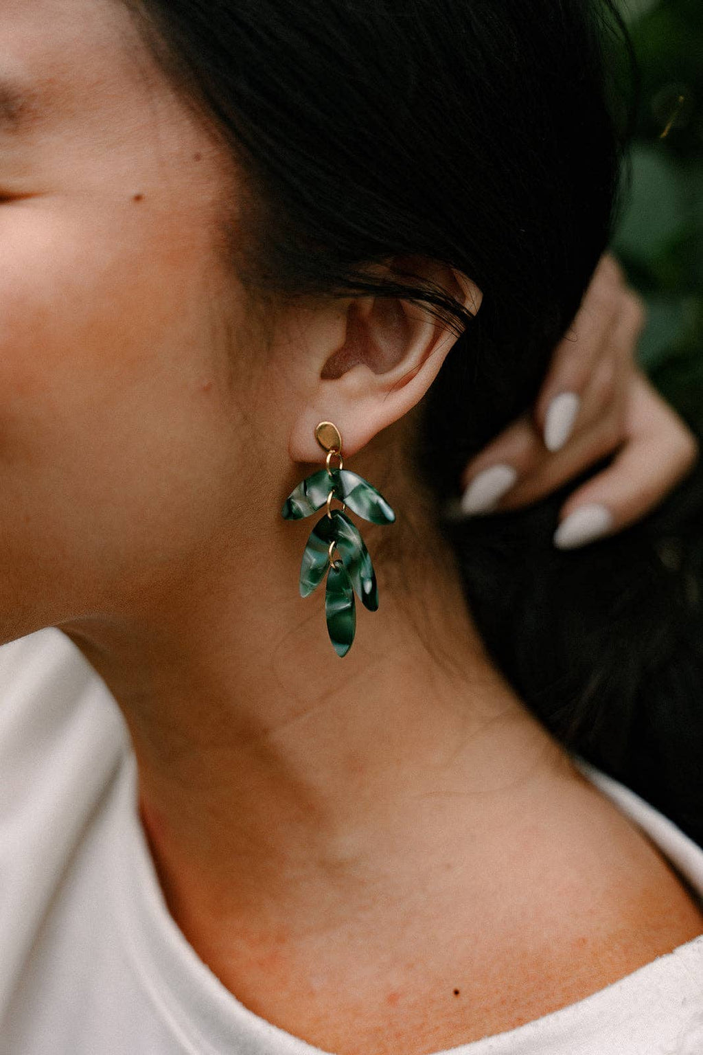 Mini Kailani Earrings - Palm Lustre