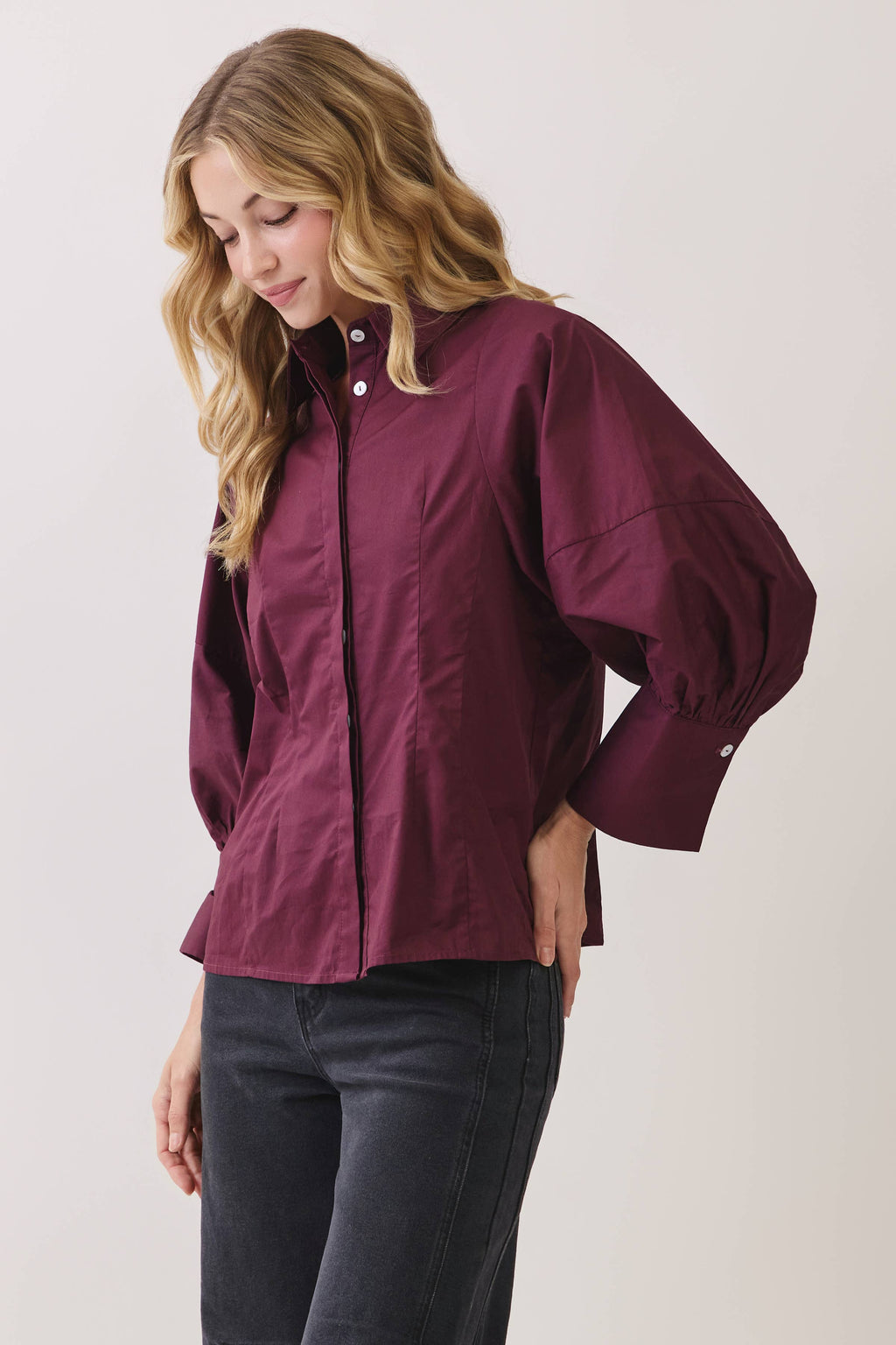 Conrad Balloon Sleeve Top