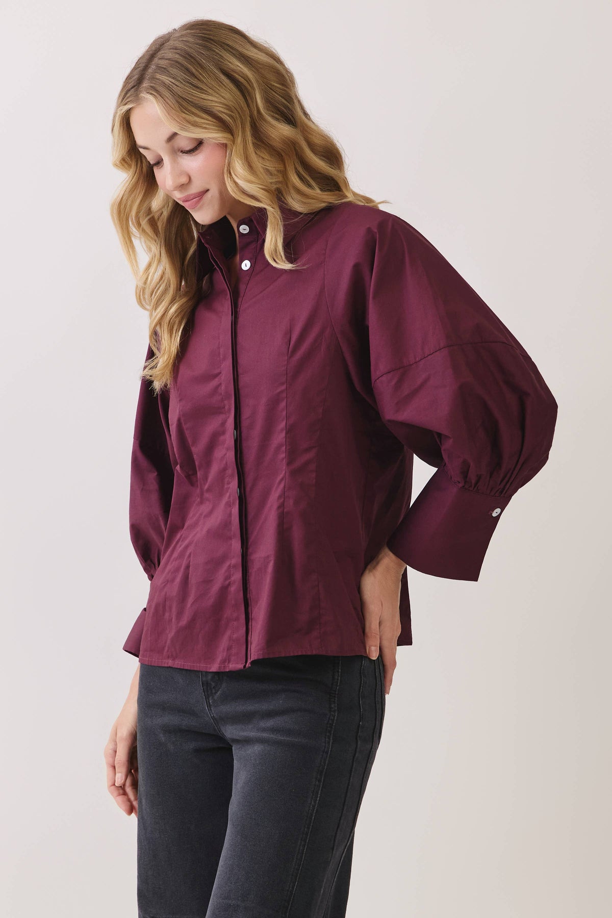 Conrad Balloon Sleeve Top