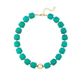 Preston Chunky Beaded Necklace - Turquoise