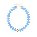 Evan Chunky Beaded Necklace - Light Blue