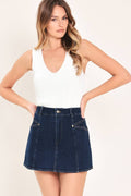 Ariel Denim Skort