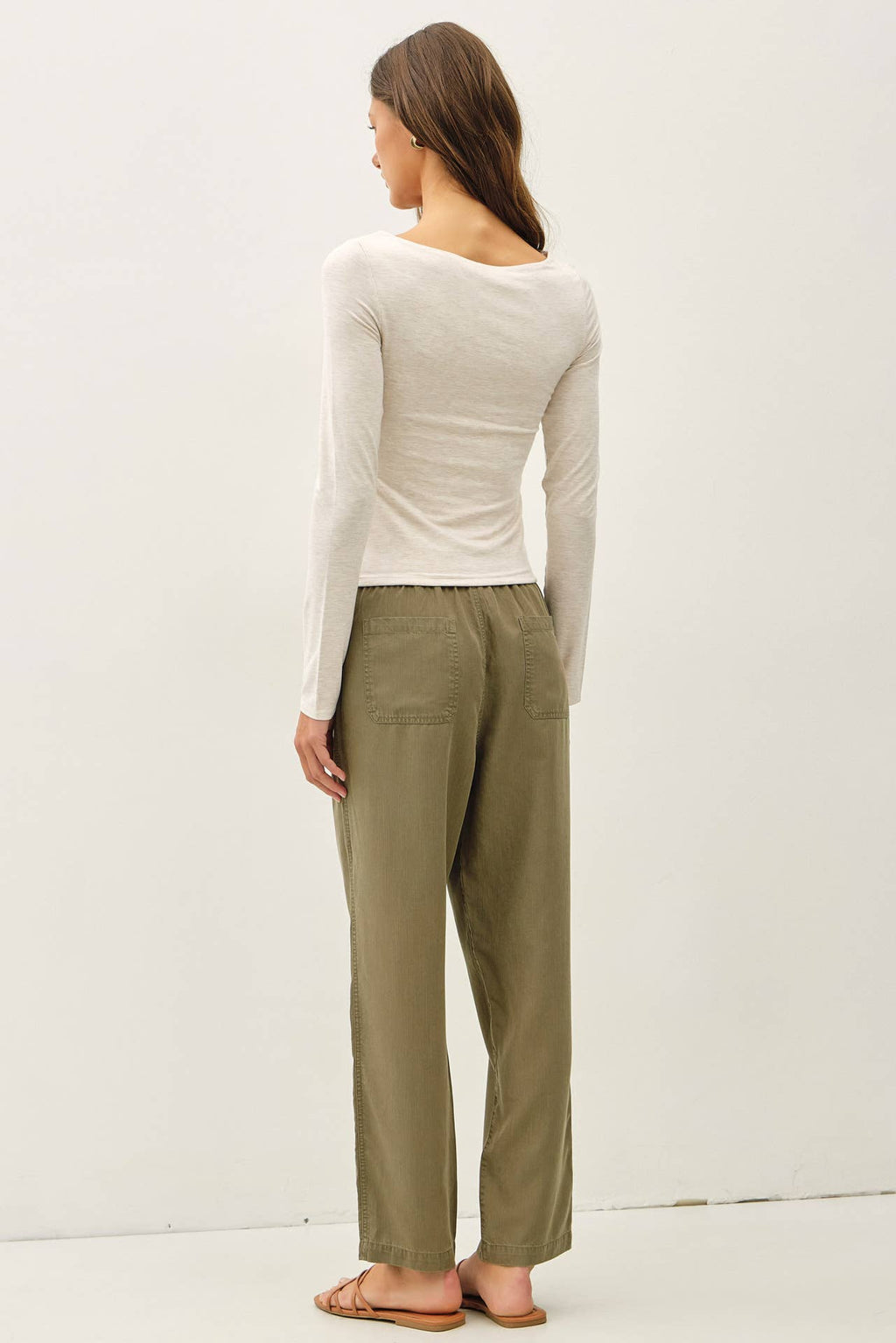 Rumors Tencel Tapered Pants