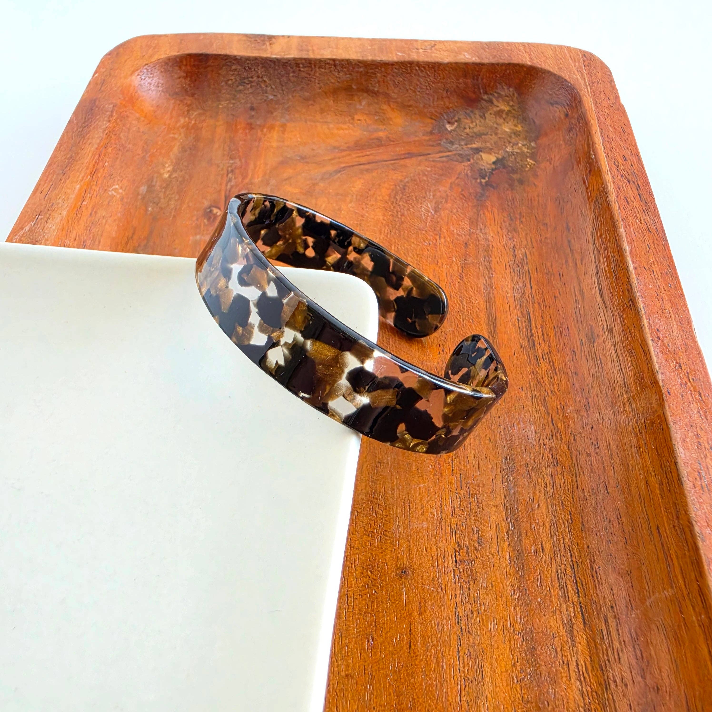 Brynn Bracelet - Black & Bronze - Small