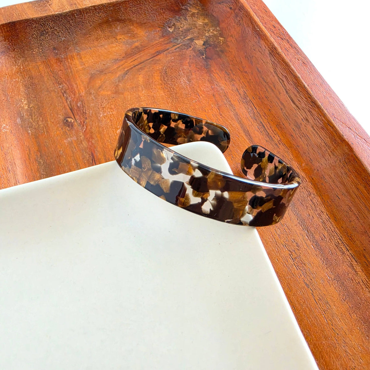 Brynn Bracelet - Black & Bronze - Small