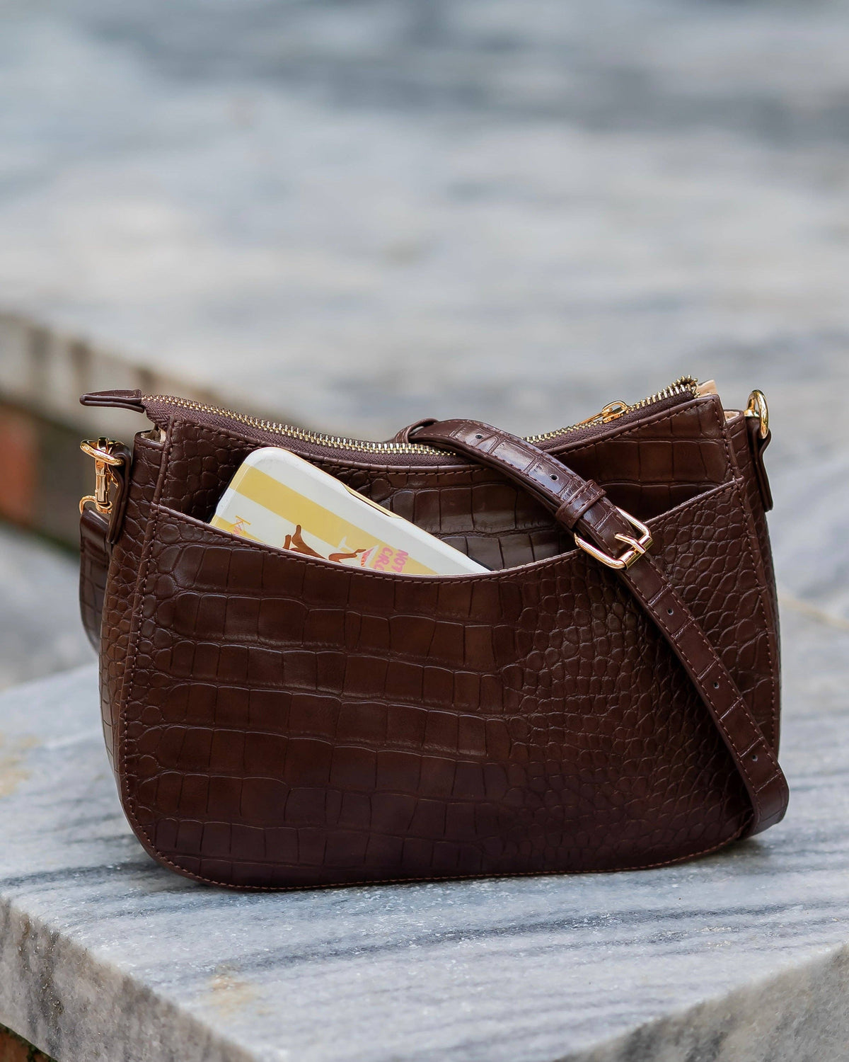 Charlee Crossbody Chocolate
