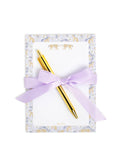 Chinoiserie Tiger Notepad Gift Set   Purple/Multi   5x7