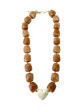 Jordan Chunky Beaded Heart Necklace