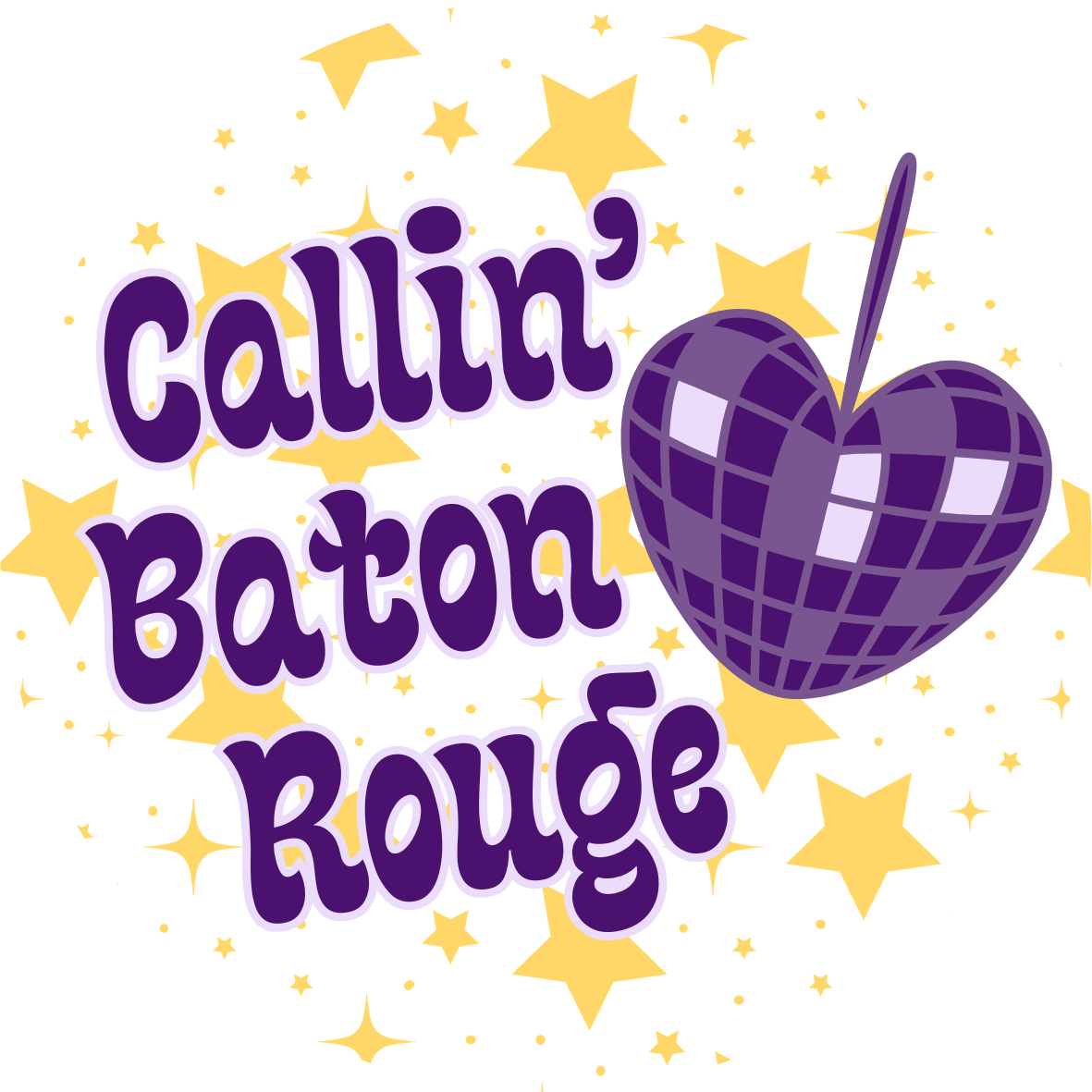 Callin' Baton Rouge Game Day Button