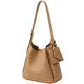 Gemini Woven Textured Shoulder Bag