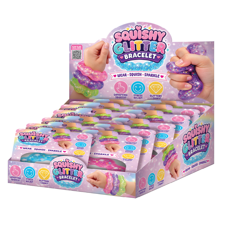 FunDoh Squishy Sparkle Glitter Sensory Bracelet