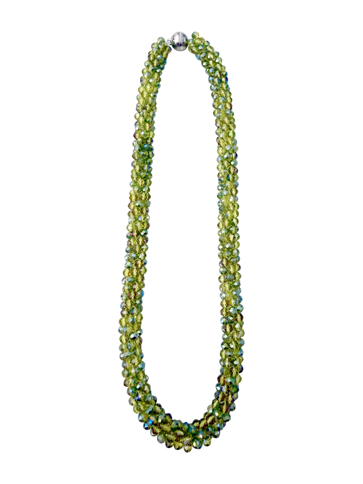 Reba Beaded Necklace - Chartreuse