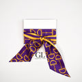 The  Gameday Signature Scarf- Purple And Yellow Gold