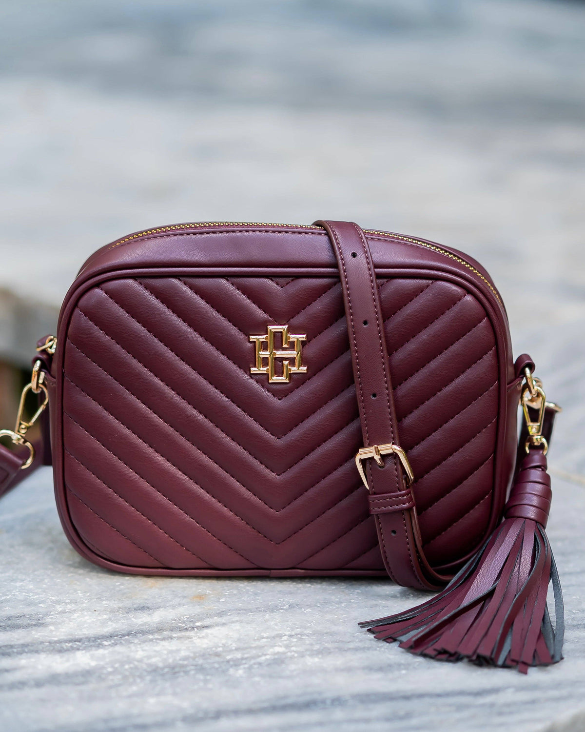 Greer Crossbody Burgundy