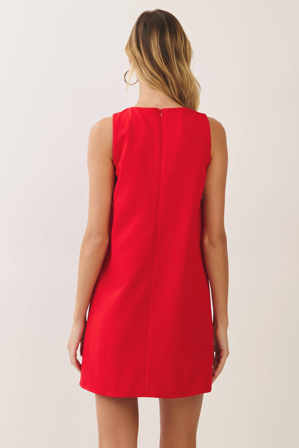 Jewel Embellished Shift Mini Dress