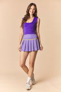 Elle Gingham Gameday Skort