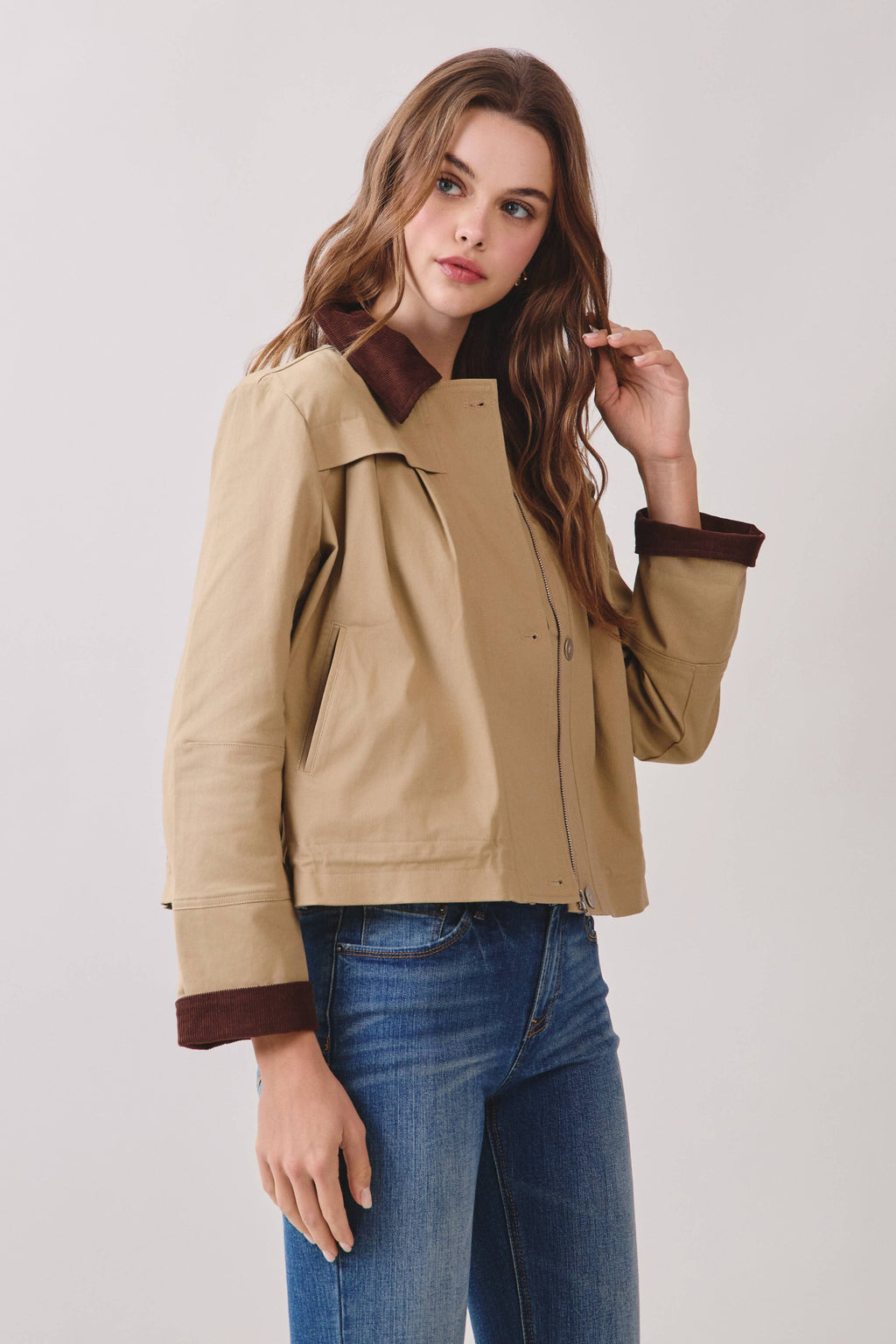 Martha Corduroy Cropped Jacket