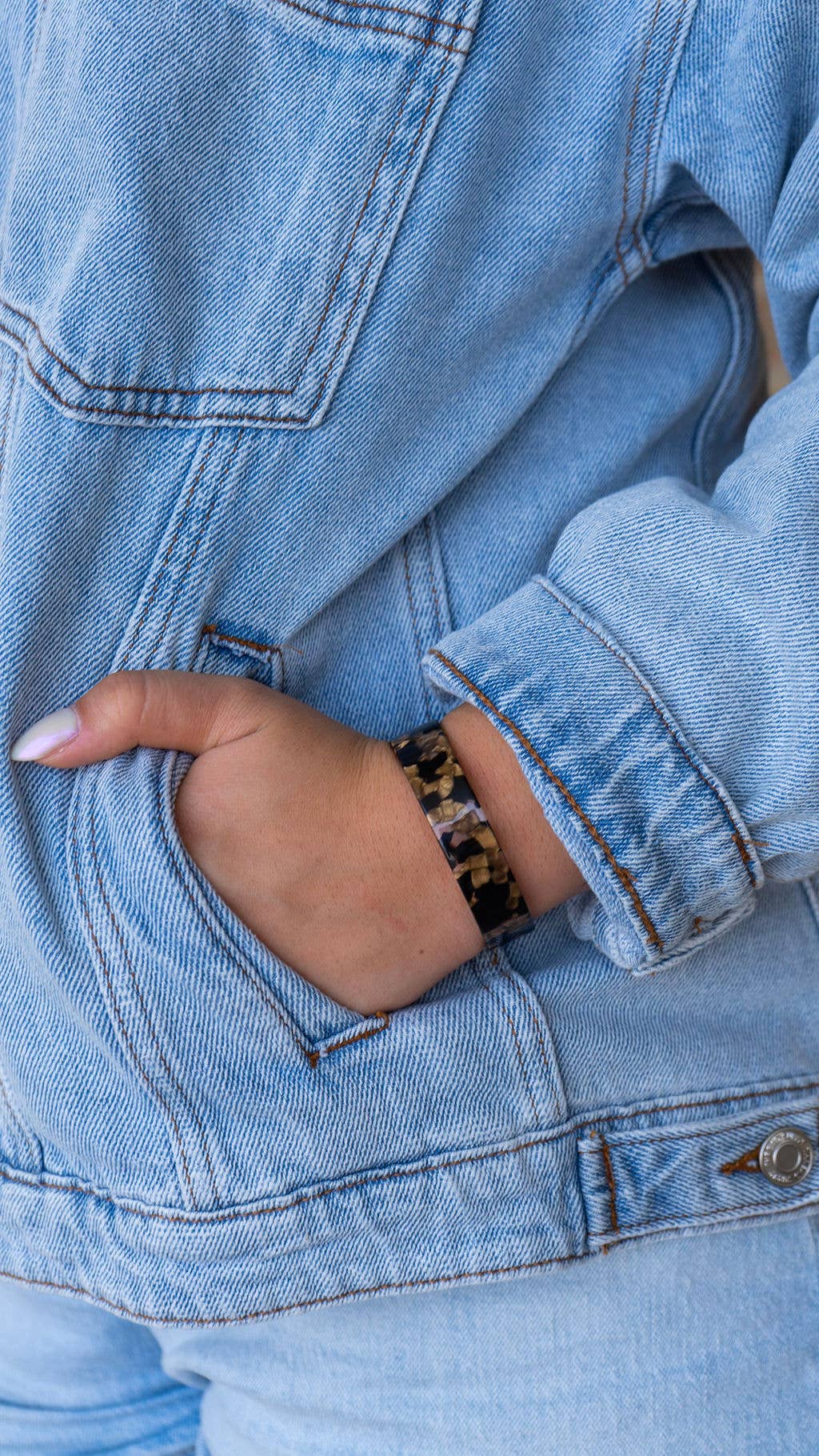 Brynn Bracelet - Black & Bronze - Small