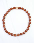 Karsyn Beaded Magnetic Necklace Brown