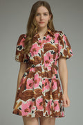 Ginger Floral Puff Sleeve Dress