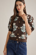 Happier Button Down Sweater