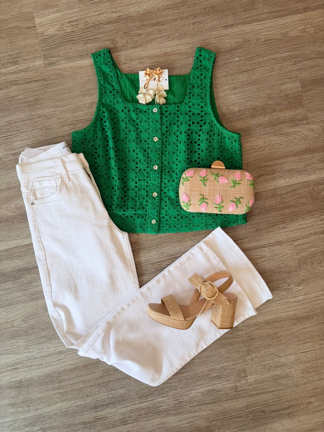 Sabrina Eyelet Top